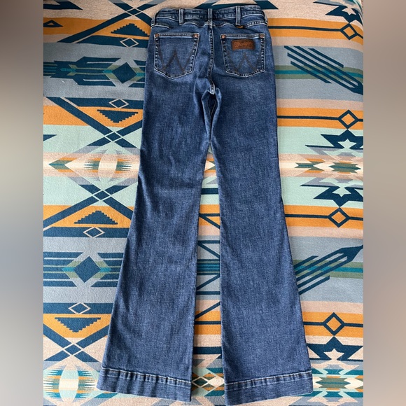 Wrangler Women's Retro High Rise Trouser Jeans 27x36 Tall - Picture 4 of 11